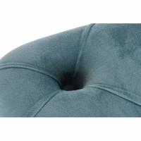 Kruk DKD Home Decor Blauw Polyester Fluweel Hout MDF (88 x 53 x 48 cm) - thumbnail