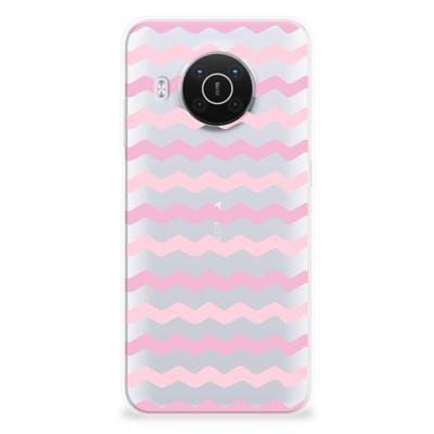 Nokia X10 | X20 | TPU bumper | Waves Roze Nokia X10 | X20 | TPU bumper | Waves Roze