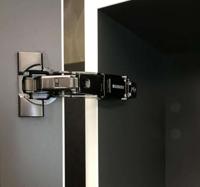 Geberit Smyle Halfhoge Kast 36x29,9x118 cm Glans Zandgrijs - thumbnail