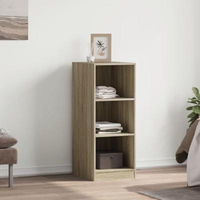 Kledingkast 48x41x102 cm bewerkt hout sonoma eikenkleurig