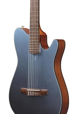 Ibanez FRH10N Indigo Blue Metallic Flat elektrisch-akoestische klassieke gitaar
