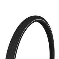 Dresco Traveller buitenband 28 x 1.75 (47-622) reflectie zwart - thumbnail