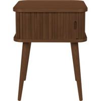 Zuiver Bijzettafel/Nachtkastje 'Barbier' Walnoothout, kleur Bruin - thumbnail