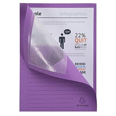 Venstermap exacompta forever l-map 120gr ass 10st