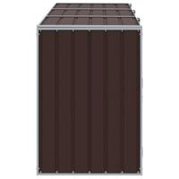 Containerberging voor 3 containers 216x81x115 cm staal bruin - thumbnail