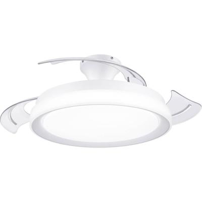 Philips LED Bliss Plafondventilator 28 W, 35 W (Ø x h) 510 mm x 418 mm Wit Met lamparmatuur, Timer