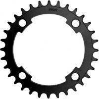 Messingschlager Samox e-bike kettingblad nw 42t bcd 104 mm. 1/2x3/32" en 11/128" aluminium zwart - thumbnail