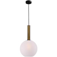 Masterlight Hanglamp Ø 30cmBella 2 Antiek messing met mat wit glas - 2980-10-06-30 - thumbnail