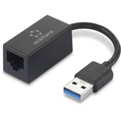 Renkforce RF-4708614 Netwerkadapter 1 GBit/s USB-A 3.2 Gen 1, Gigabit-LAN (1 Gbit/s)