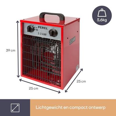 Industriele heater - 3300 w - ip x4 - Toolland