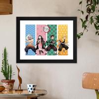 Demon Slayer Framed Print - Group - thumbnail