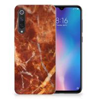 Xiaomi Mi 9 SE TPU Siliconen Hoesje Marmer Bruin - thumbnail