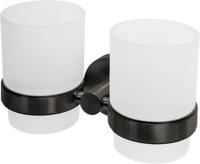 Haceka Kosmos Dubbele Bekerhouder - glas - gunmetal 1208734 - thumbnail