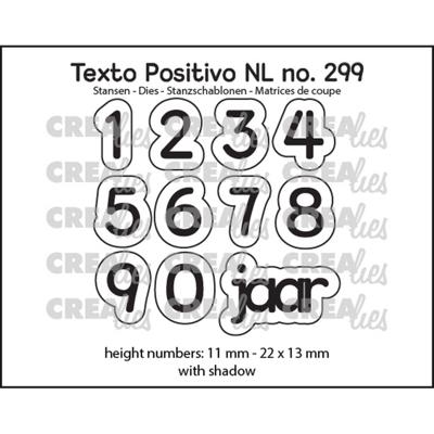 Crealies • texto positivo snijmallen 1,2,3 jaar