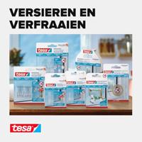 tesa POWERSTRIPS® Vario gordijnhaak Bruin Inhoud: 4 stuk(s) - thumbnail