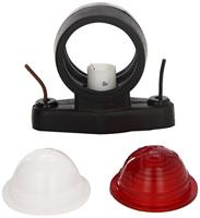 HELLA doorrijlicht clearance light white/red rubber housing - thumbnail