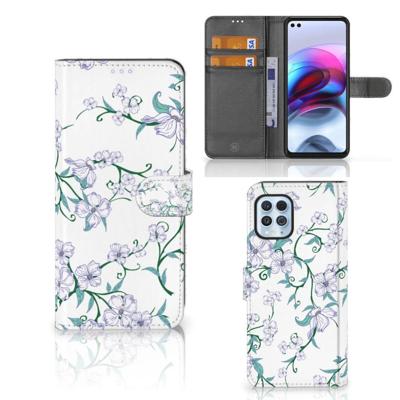 Motorola Moto G100 Uniek Hoesje Blossom White Motorola Moto G100 Uniek Hoesje Blossom White
