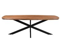 LivingFurn Deens Ovale Eettafel 'Jesper' Mangohout, 180 x 90cm - thumbnail