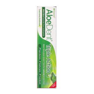 Optima Aloe dent aloe vera tandpasta triple action 100 Milliliter Optima Aloe dent aloe vera tandpasta triple action 100 Milliliter