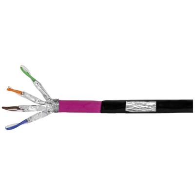 LogiLink CPV0083 Netwerkkabel CAT 7 S/FTP 4 x 2 x 0.57 mm Zwart 250 m