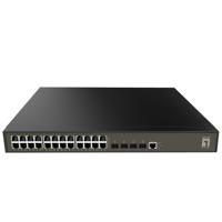 LevelOne GEL-2871 netwerk-switch Managed L2+ Gigabit Ethernet (10/100/1000) 1U Zwart - thumbnail
