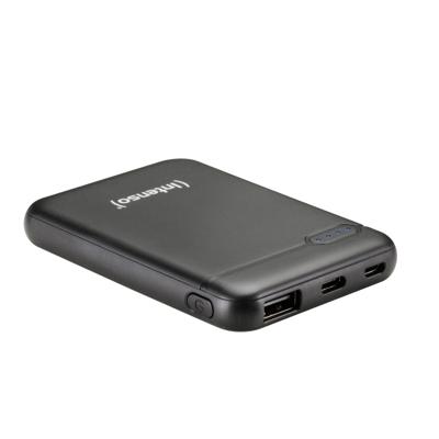 Intenso XS5000 Powerbank 5000 mAh LiPo Zwart Statusweergave