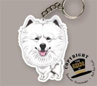 Sleutelhanger Samojeed - thumbnail