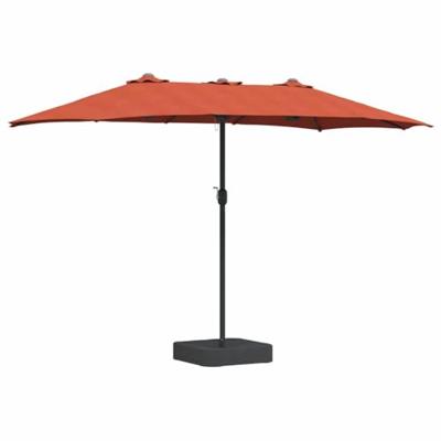 Tuinparasol Terracotta 385 x 209 x 244 cm Stof