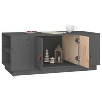 Salontafel 100x50x41 cm massief grenenhout grijs - thumbnail