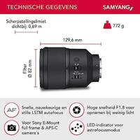 Samyang 135mm F/1.8 AF Sony FE - thumbnail