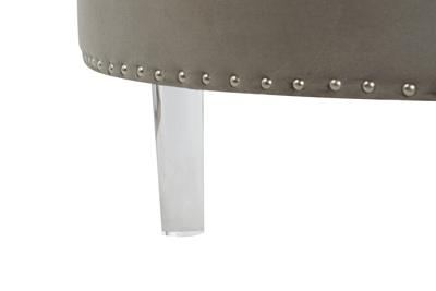 Kruk DKD Home Decor Grijs Zilverkleurig Hout MDF 80 x 80 x 43 cm Kruk DKD Home Decor Grijs Zilverkleurig Hout MDF 80 x 80 x 43 cm