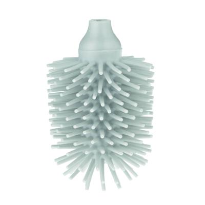 Kela toiletborstel La Brosse 8 x 12,5 cm siliconen grijs