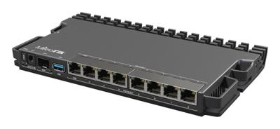 Mikrotik RB5009UPR+S+IN bedrade router 2.5 Gigabit Ethernet, Gigabit Ethernet Zwart - thumbnail