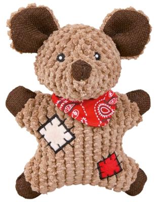 TRIXIE MUIS MET APPLICATIE STOF / JUTE MET GELUID 19 CM 3 ST