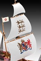 Otto Simon Revell hms revenge sir francis drake&apos;s vlaggenschip, easy click system inclusief verf en penseel - thumbnail