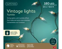 Lumineo 180 Led vintage verlichting 18cm warm wit - thumbnail