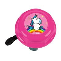 BIKE FASHION kinder fietsbel bell einhorn steel - thumbnail