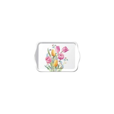 Ambiente tray tulips bouquet 13x21cm