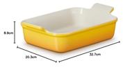 LE CREUSET - Aardewerk - Ovenschaal 26cm 2,30l Nectar - thumbnail