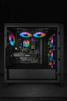 Corsair ICue H100i Elite Processor Alles-in-één vloeistofkoeler 12 cm Zwart - thumbnail