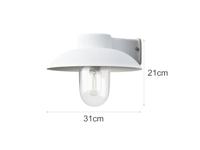 Konstsmide Mani 415-250 Buitenlamp (wand) Spaarlamp, LED E27 60 W Wit - thumbnail