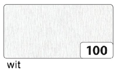 Folia crêpepapier, ft 250 x 50 cm, 32 gram, wit