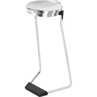 Hailo MSS DESIGN XXXL 9120300 Afvalzakhouder 120 l Staal (Ø x h) 355 mm x 990 mm Zilver, Zwart 1 stuk(s) - thumbnail