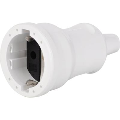 Contrastekker | RA | PVC | 10/16A | Wit - 00.110.36