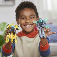 Transformers EarthSpark Cyber Combiner Bumblebee en Mo Malto actiefiguur - thumbnail