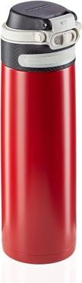 Leifheit 3273 flip isoleerbeker 600 ml rood Leifheit 3273 flip isoleerbeker 600 ml rood