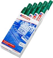 Viltstift edding 3300 schuin 1-5mm groen | 10 stuks - thumbnail