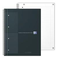 Spiraalblk oxf international notebk a4+ lijn zwart | 5 stuks - thumbnail