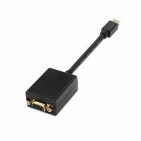 AISENS A125-0135 - kabel-interface/adapter (Mini DisplayPort, VGA, male connector/vrouwelijke connector, 0,15 m, zwart) - thumbnail