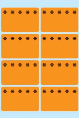 Etiket HERMA 3774 26x40mm diepvries oranje 48stuks Etiket HERMA 3774 26x40mm diepvries oranje 48stuks